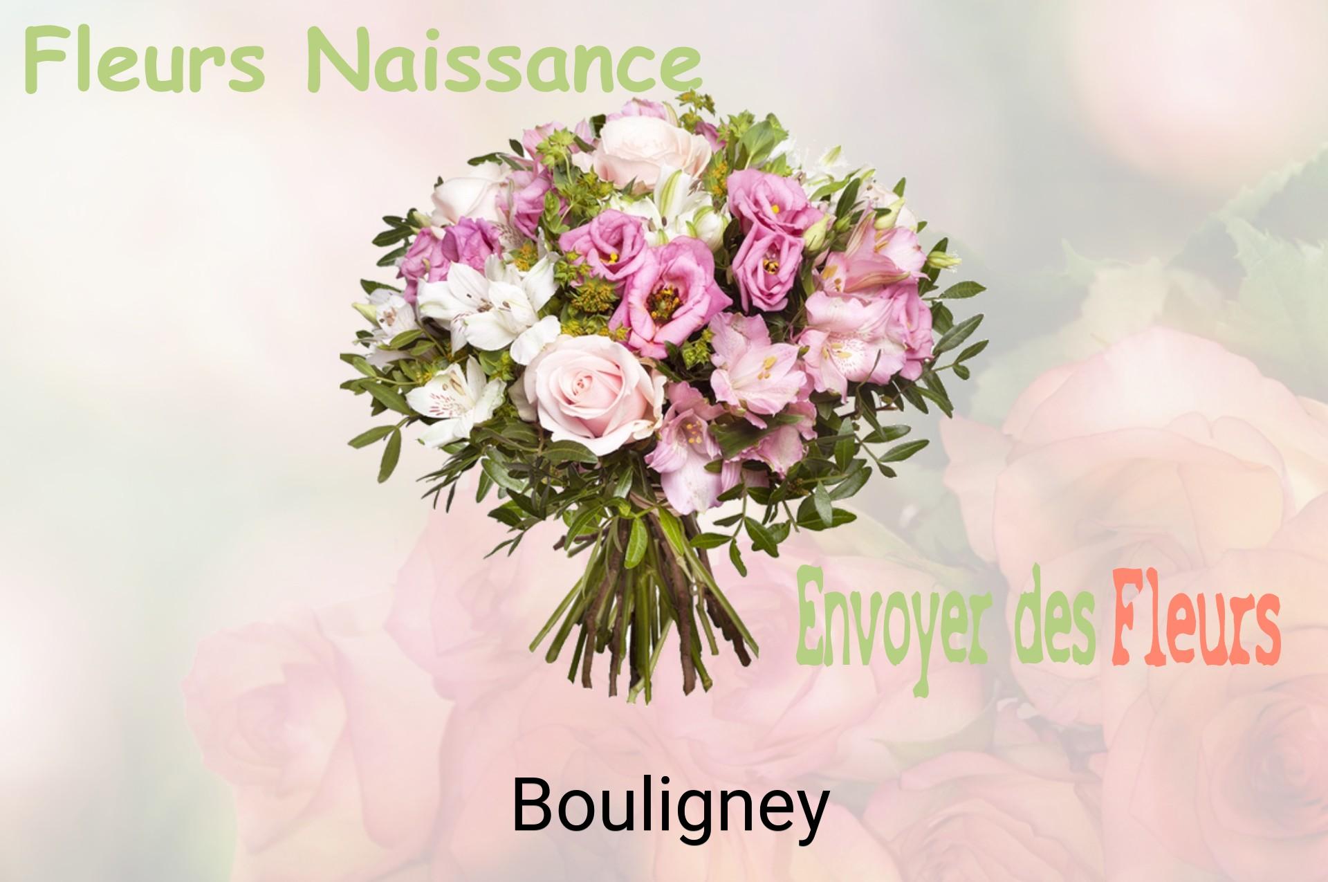 Bouquet de fleurs de naissance livré à Bouligney